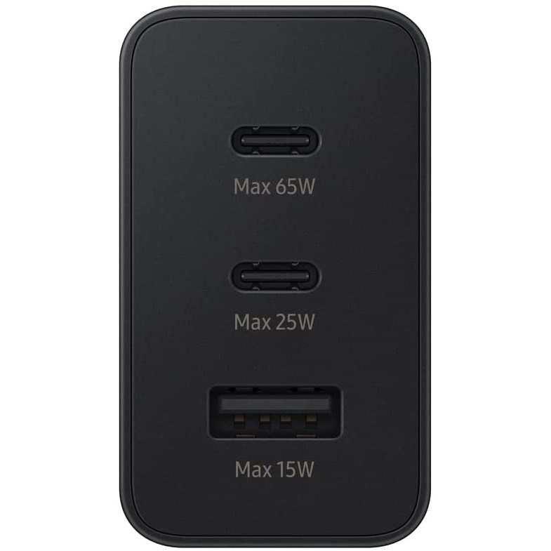 شارژر سریع دیواری 65W سامسونگ با سه پورت خروجی Samsung 65W Power Adapter Trio
