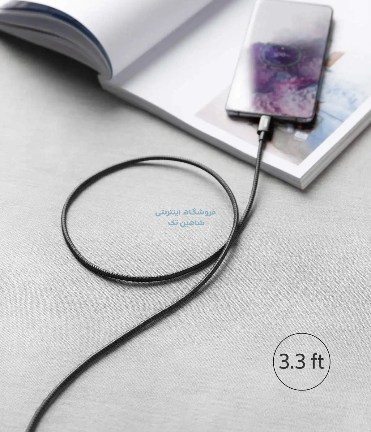 کابل شارژ انکر USB-C به USB-C مدل A8752 به طول 0.9 متر