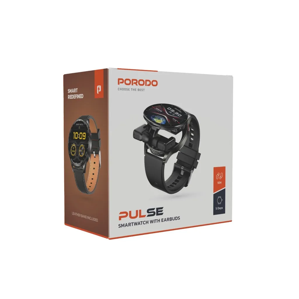 ساعت هوشمند برند  Porodo مدل Pulse (گارانتی 3 ماهه شرکتی)