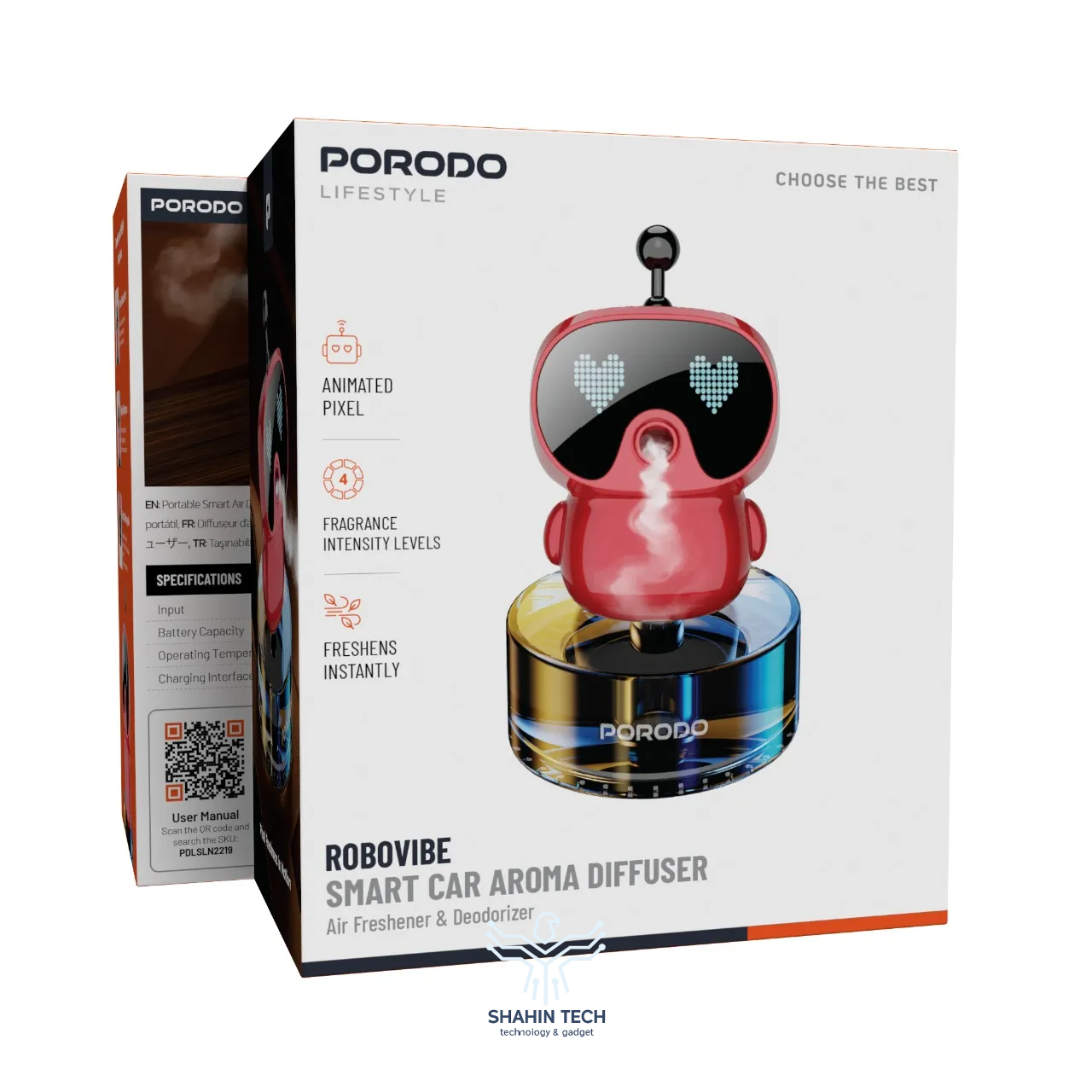 خوشبو کننده  خودرو ربات برند پورودو مدل  Robovibe