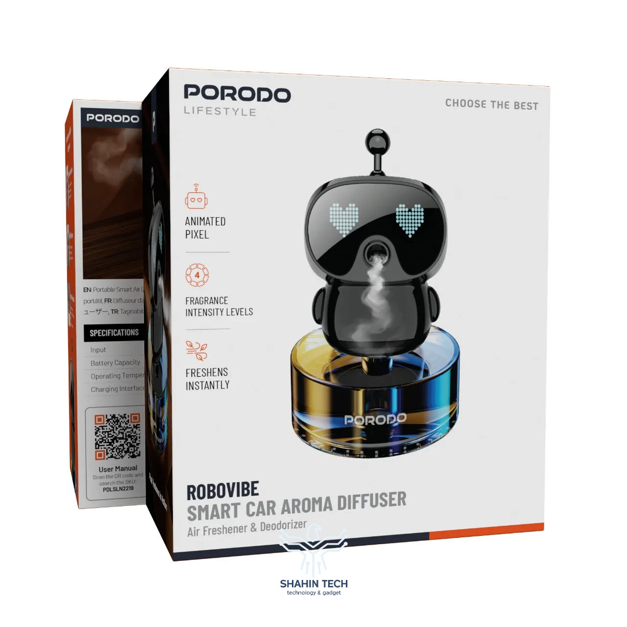 خوشبو کننده  خودرو ربات برند پورودو مدل  Robovibe