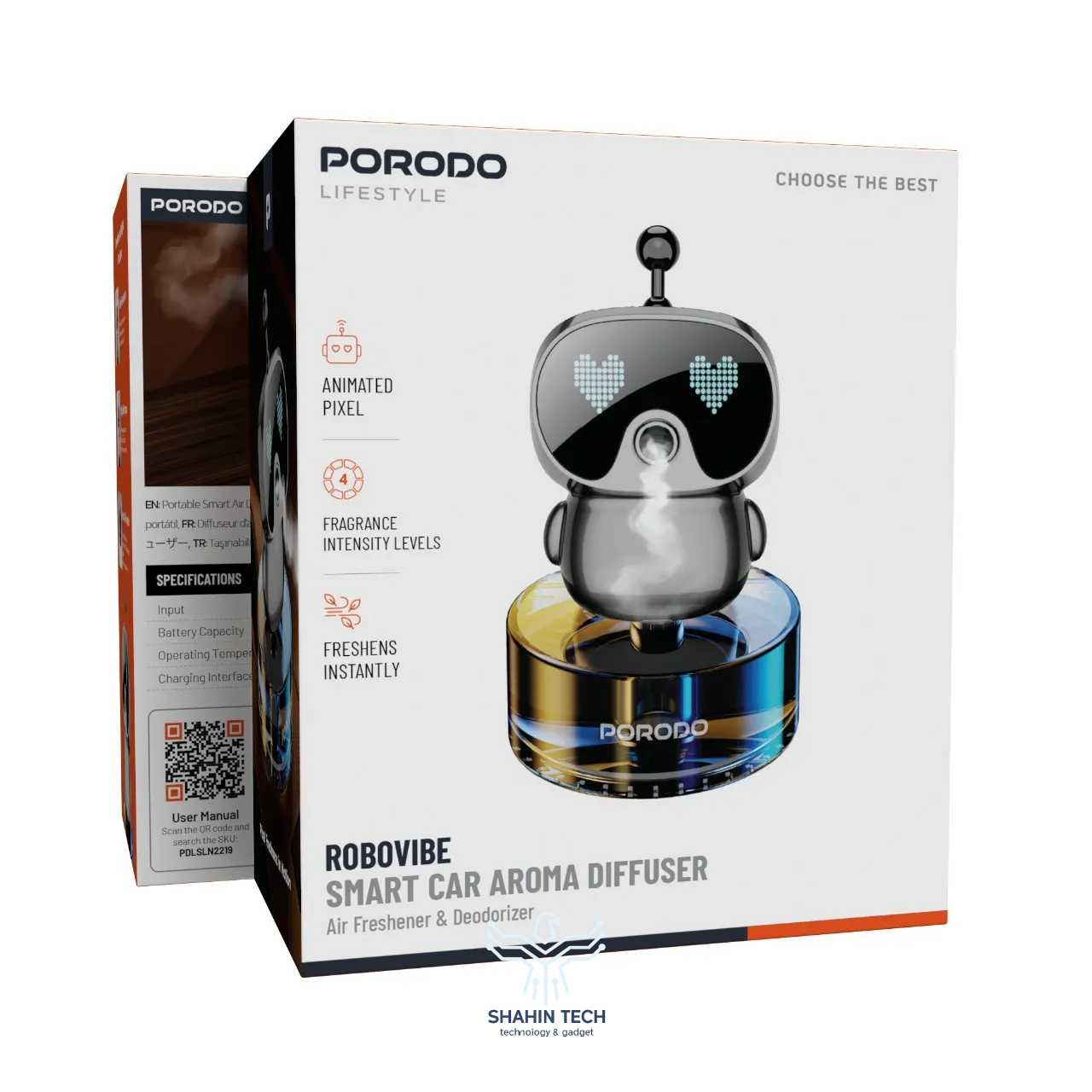 خوشبو کننده  خودرو ربات برند پورودو مدل  Robovibe