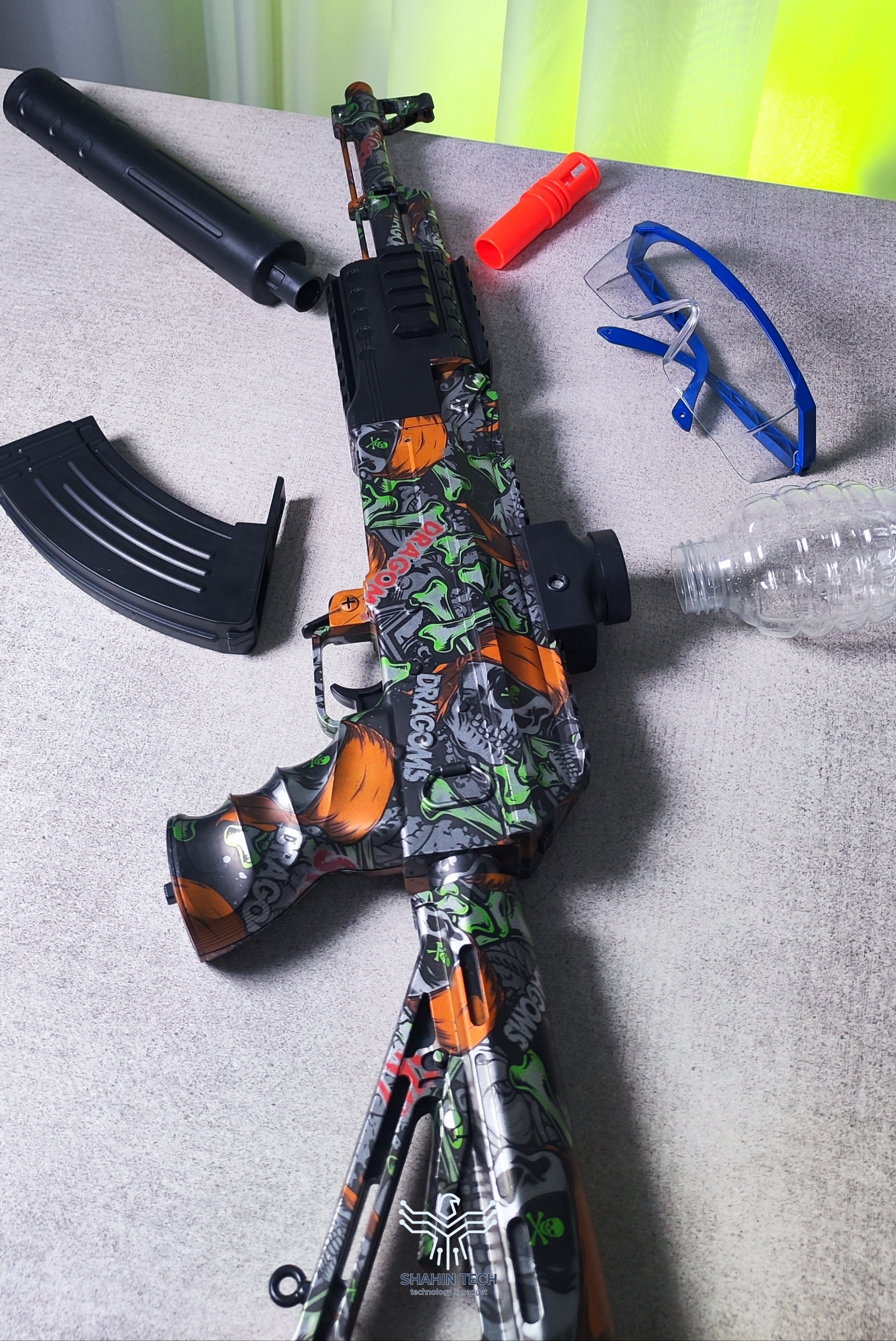تفنگ تیر ژله ای مدل ak-47