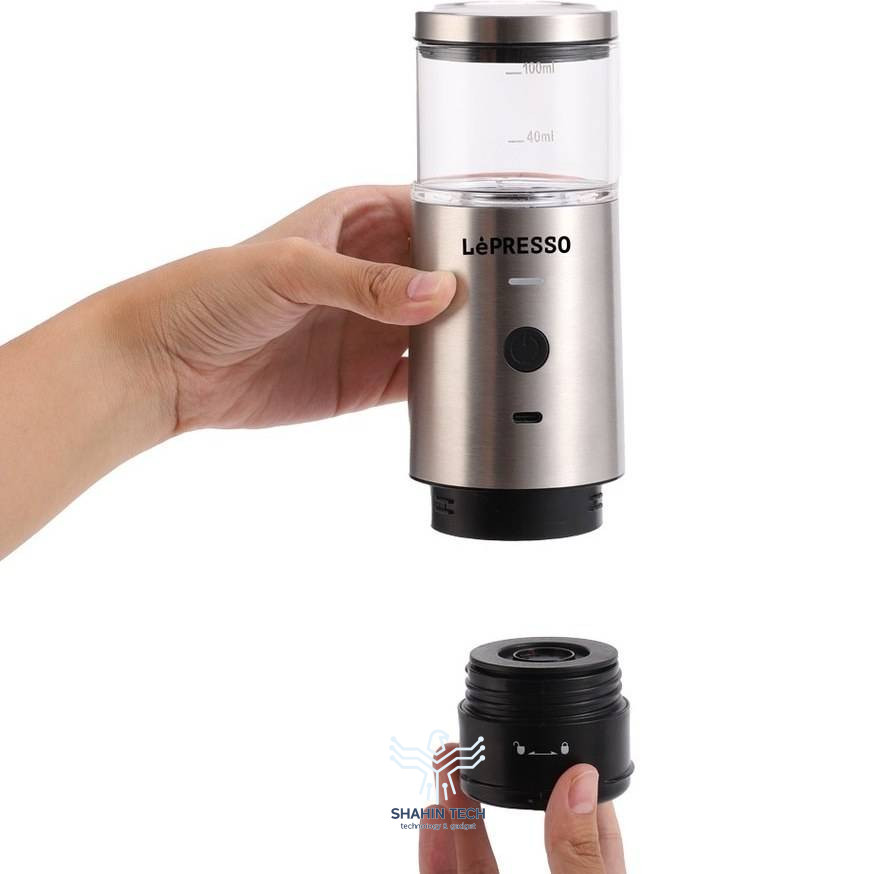 اسپرسوساز شارژی استیل لپرسو مدل LPSTPEM قابل حمل(گارانتی 3 ماهه)