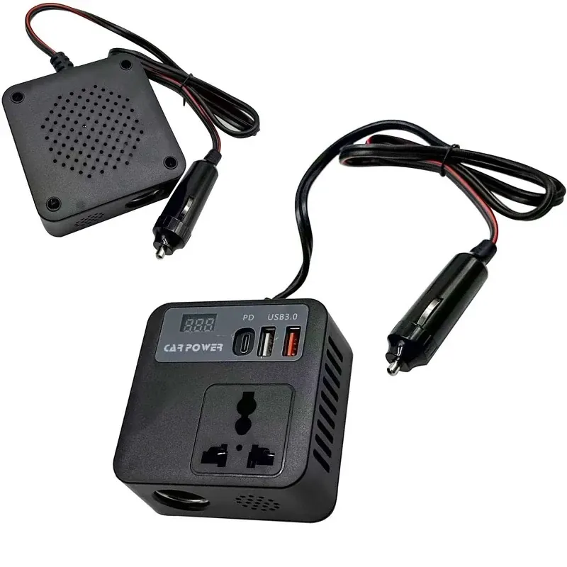 اینورتر برق خودرو فندکی مدل CAR POWER (اورجینال | گارانتی | مهلت تست)