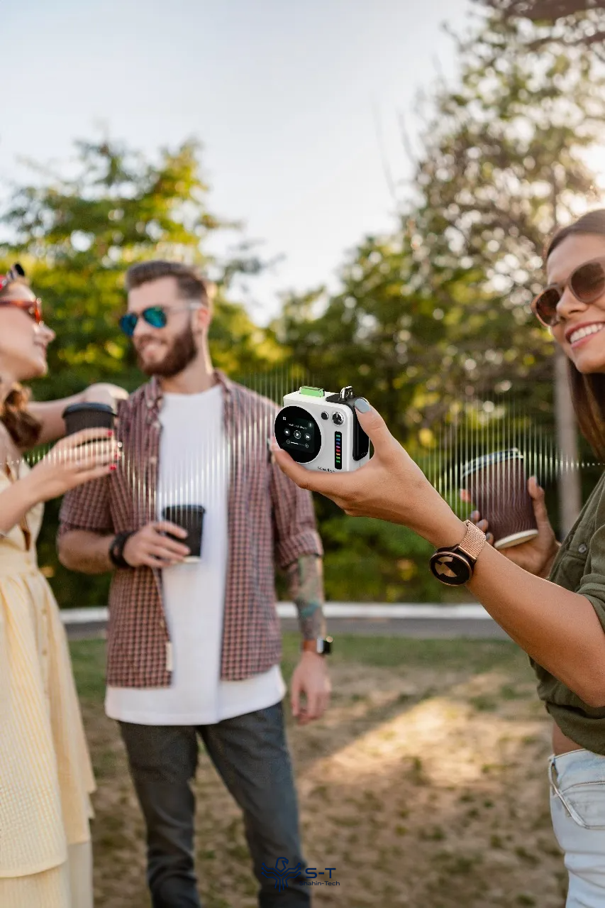 اسپیکر هوشمند لمسی از برند PORODO مدل Vibego Mini RGB